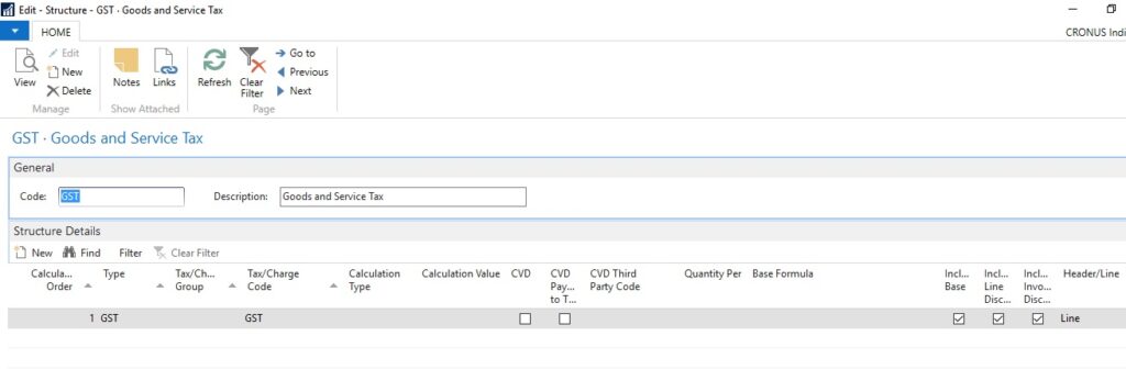 GST TAX Structure dynamics NAV