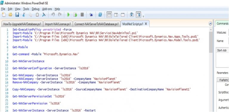 Dynamics NAV PowerShell