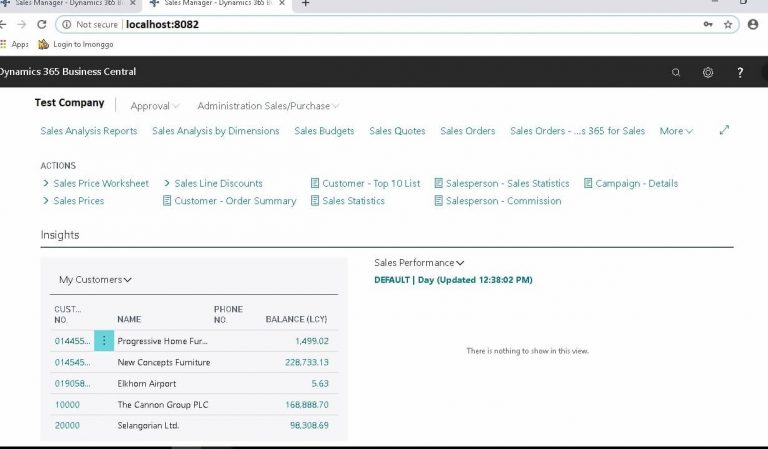 Business Central Web Client Creation