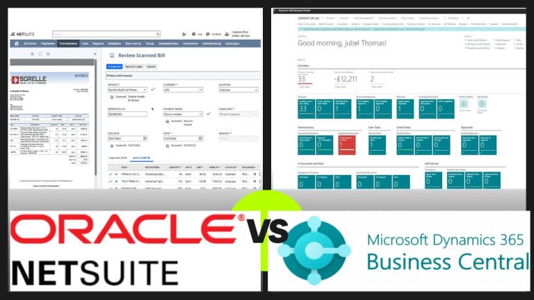 netsuite vs dynamics 365 business central