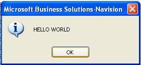 Hello World Message Box