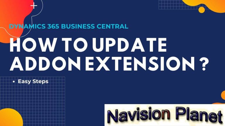 Business central Add on Extension Update to Latest Version Easy Steps