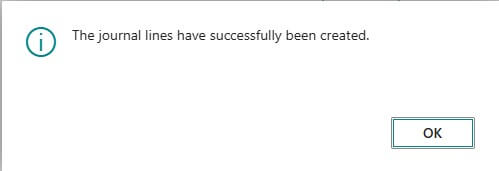Close Income Statement entries created with Retained earnings confirmation