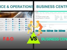 D365 business central vs Finance & Operations