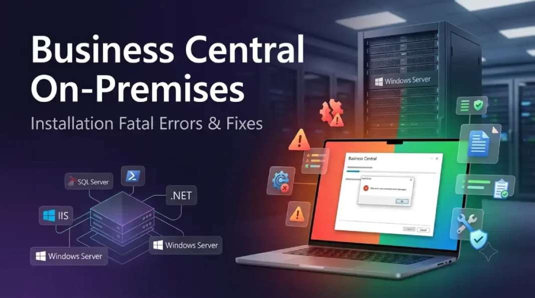 Business Central On-Premises Installation Fatal Errors and Fixes Business Central OnPremises Installation Fatal Errors and Fixes