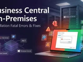 Business Central OnPremises Installation Fatal Errors and Fixes