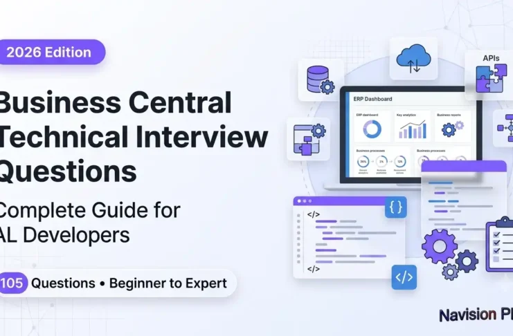Business Central technical interview questions guide for AL developers