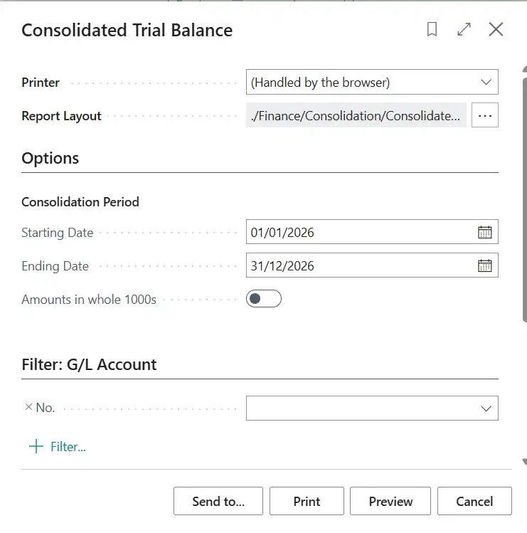 Consolidation Trail Balance