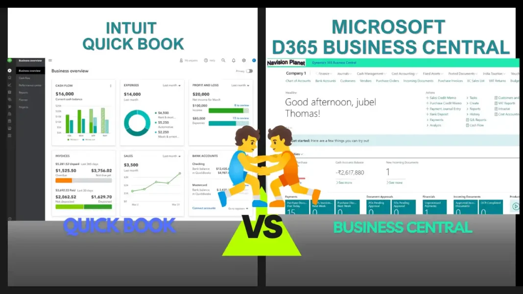 Business Central vs QuickBooks (2026) : A Simple, Honest Comparison Quick Book vs Business Central Comparison