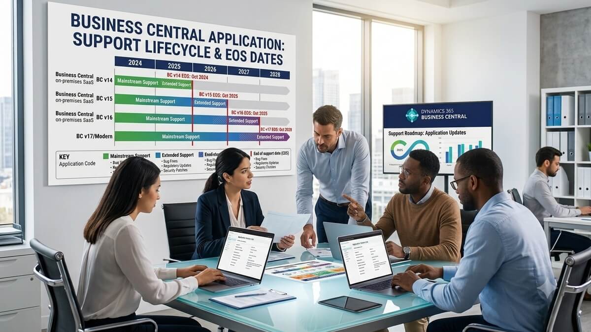 Business Central End of Support Dates Business Central end of support dates lifecycle timeline